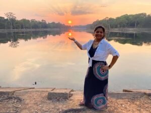 travel advisor nomadic journeys priya kothari angkor sunset