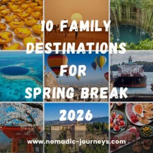 nomadic journeys travel advisor spring break 2026 recommendations